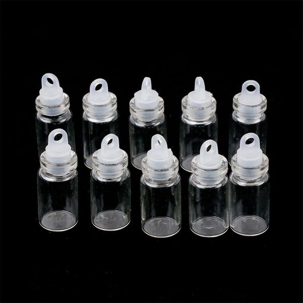 

1ml clear glass bottle small empty clear cork glass bottles use for wishing bottle sample pot jar for home decoration wholesale swy bbypqp, Slivery;golden