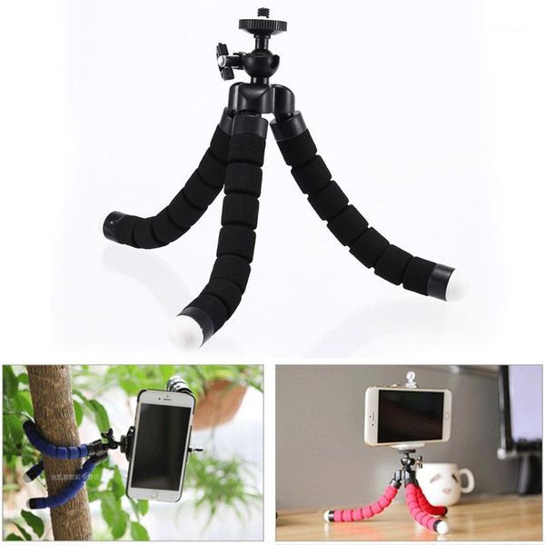 

portable mini sponge cell phone tripod lightweight camera tripod stand @m231