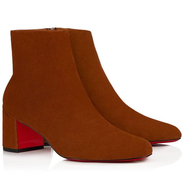 

autumn winter women ankle booties dress boot red bottoms heels boots,paris red soles heel women pumps booties turela suede ankle boots, Black