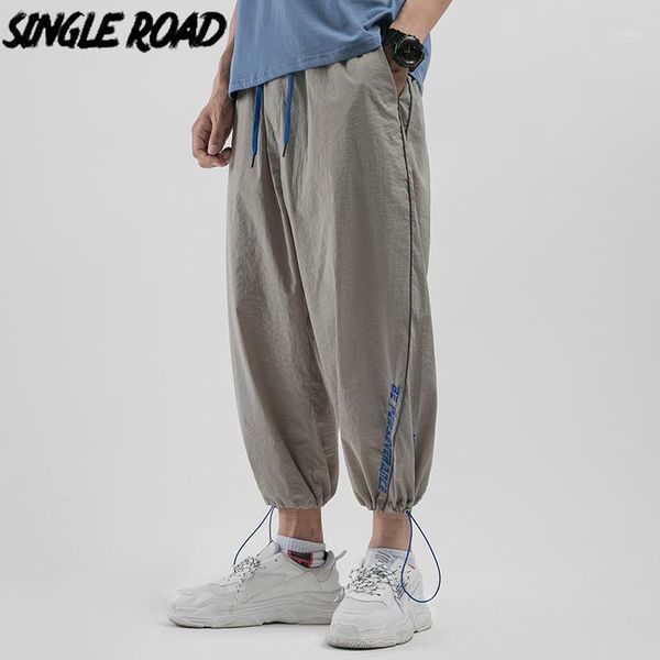 

singleroad mens harem pants joggers men 2020 khaki solid pantalon hip hop japanese streetwear trousers male korean pants for men1, Black