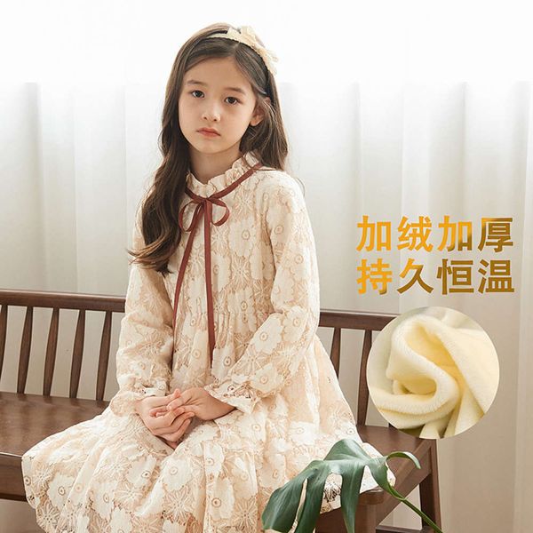 

children's lace girls' 2020 drs new winter skirt 0f9q, Red;yellow