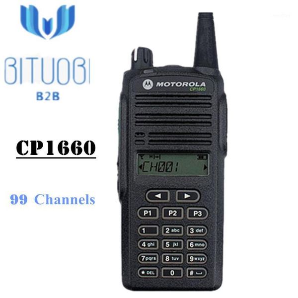 

cp1660 vhf uhf radio 136-174mhz 403-446mhz 435-480mhz walkie talkie 99 channel for easier usage1