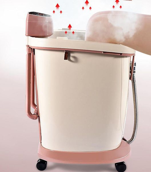 

foot bath full automatic foot wash basin electric massage heated bubble bucket