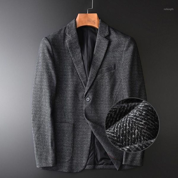 

new autumn and winter mens blazer luxury single breasted twill male blazer fashion slim fit casual man plus size 4xl1, White;black