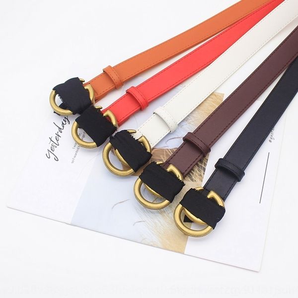 

zixjd 2020 new bronze belt pu letter white pants with new net white belt red women's hfojs, Black;brown