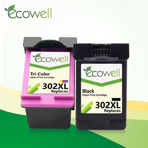 

ink cartridges ecowell 302xl replacement for 302 xl cartridge deskjet 1110 1111 1112 2130 officejet 5220 5230 5232 printer1
