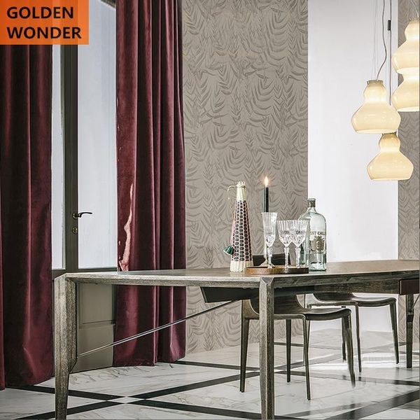 

curtain & drapes luxurious nordic style velvet curtains wine red crimson for living room bedroom custom made