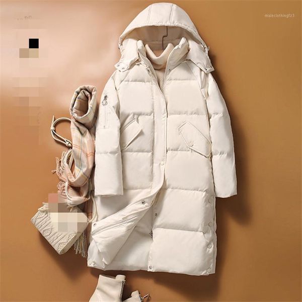 

women's down & parkas 2021 winter casual women outwear slim color ladies jacket cotton warm fashion female overcoet1, Black
