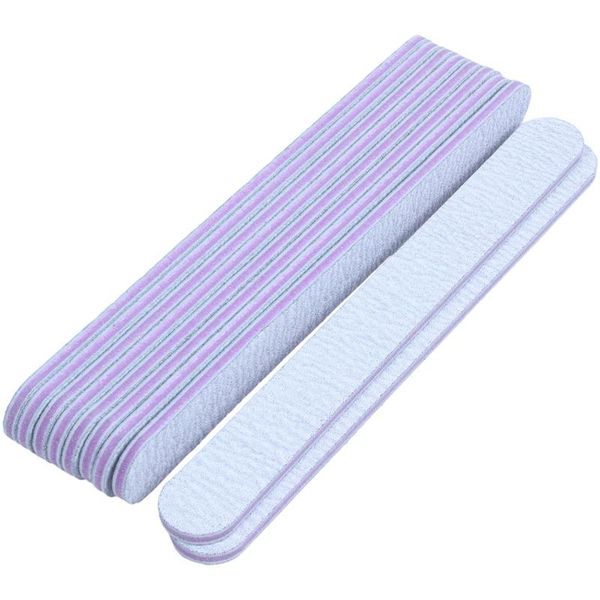 

nail files double sided 180/100 grit grey straight emery board