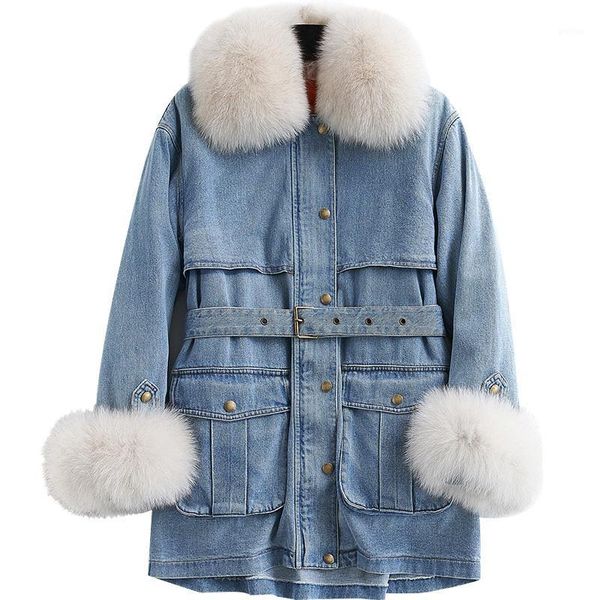

new fashionable loose down inner tank parker overcoat hair lead cowboy send overcome loose coat woman1, Black