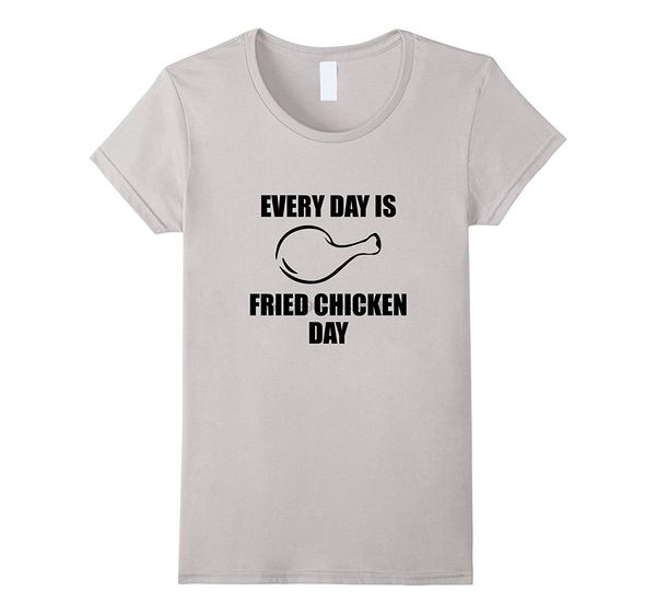 

every day is fried chicken day food lover t shirt female t shirt funny femme short sleeve tracksuit anime sport hooded sweatshirt hoodie