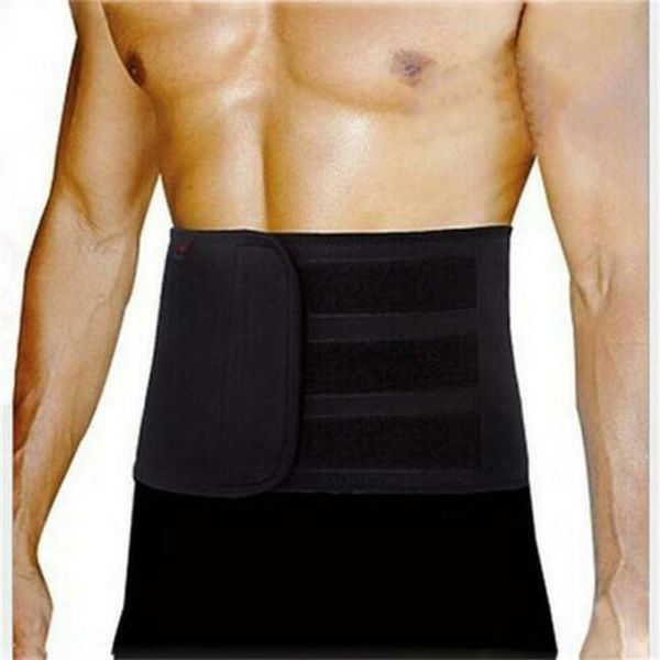 

2021 men waist trainer cincher body corset gym sport women shaper slim belt sports waist support, Black;gray