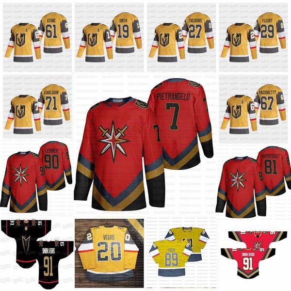 

womens 7 alex pietrangelo vegas golden knights 2021 third retro fourth jersey robin lehner fleury stone reilly smith pacioretty reaves tuch, Black;red