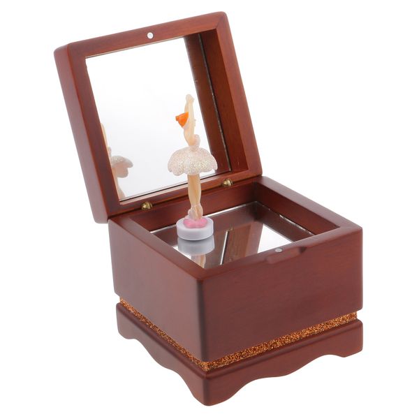 

деревянные танцы девушки music box melody box стол украшение замок в небе