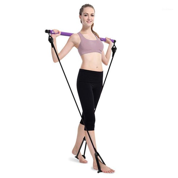 

resistance bands jufit body abdominal rope puller multi functional yoga rally rod pilates stick fitness bar1