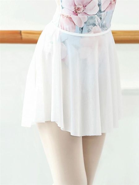 

new ballet tulle skirt gymnastics tutu skirts match leotard practice dresses dance chiffon practice costume ballet dancing dress1, Black;red