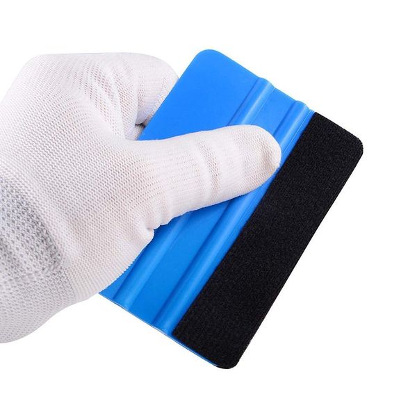 

foshio vinyl wrapping tool magnet stick squeegee carbon fiber film install scraper with finger sleeve cover car accessories h jllzlp