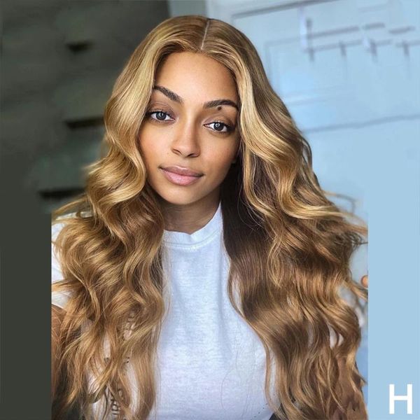 

lace wigs malaysia highlight honey blonde silk wavy front human hair with baby 360 frontal headband full wig pleplucked, Black;brown