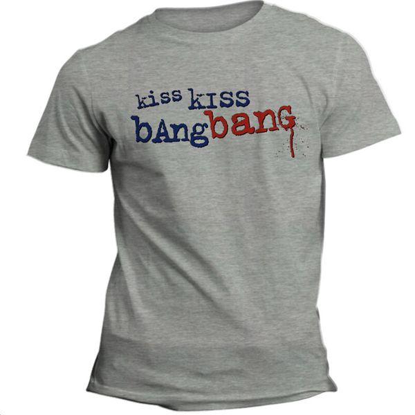 

t-shirt kiss kiss bang bang film shane black cotton tee shirt custom screen printed sport hooded sweatshirt hoodie