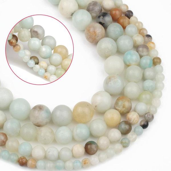 

amazonite stone beads for jewelry making 4 6 8 10 12mm pearl gem loose beads bracelet diy necklace spacer strand be qylfkj