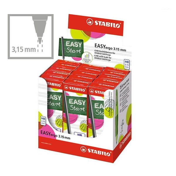 

refills easyergo 3.15mm 7890/6- refill leads1, Black;red