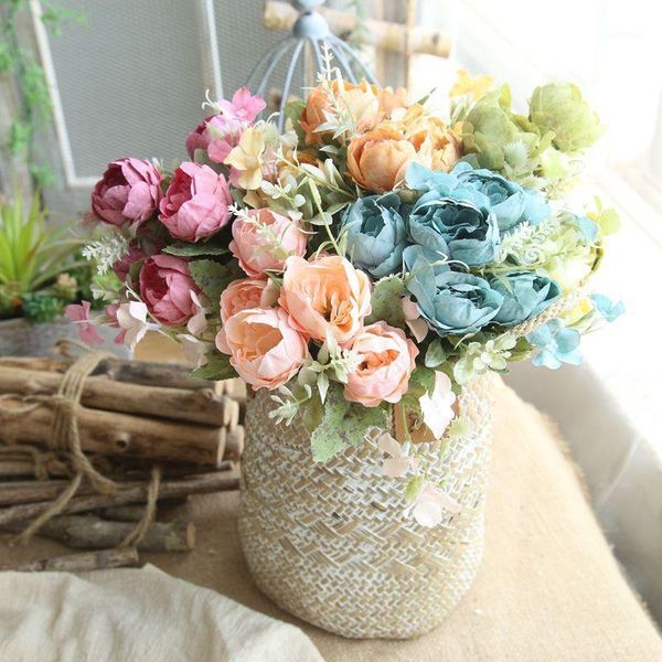 

emulate the flowers peony flower manufacturer of home decoration wedding holding wall tracery wall plants artificial flowers1