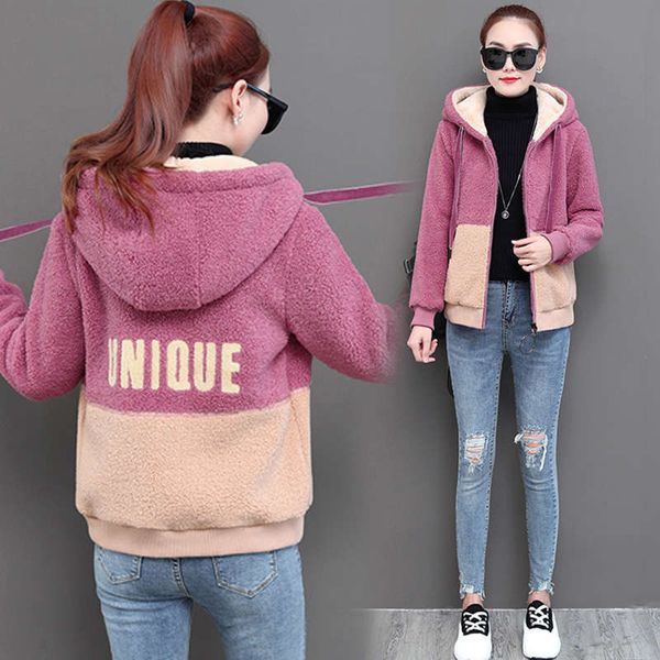 

women's sweater coat winter 2020 new versatile cashmere thickened short foreign style top, Black