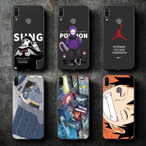 

1dwhuawei glory play mobile phone case silicone soft play3 package fall proof limited edition personalized creative fashion brand paly
