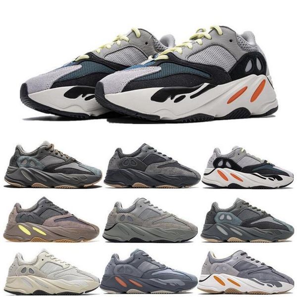 

2020 with box 700 static wave runner kanye west running shoes reflective black glow in dark antlia bred men women sneakers