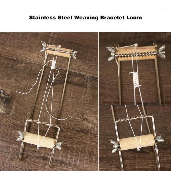 

wood weaving beading loom set for jewelry bracelets necklaces make diy handmade knitting machine gifts1, Black
