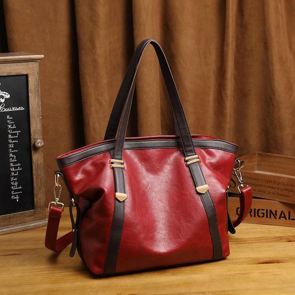 

vintage genuine leather luxury women bags brand designer handbag tote bag laides shoulder bags bolsa feminina k27