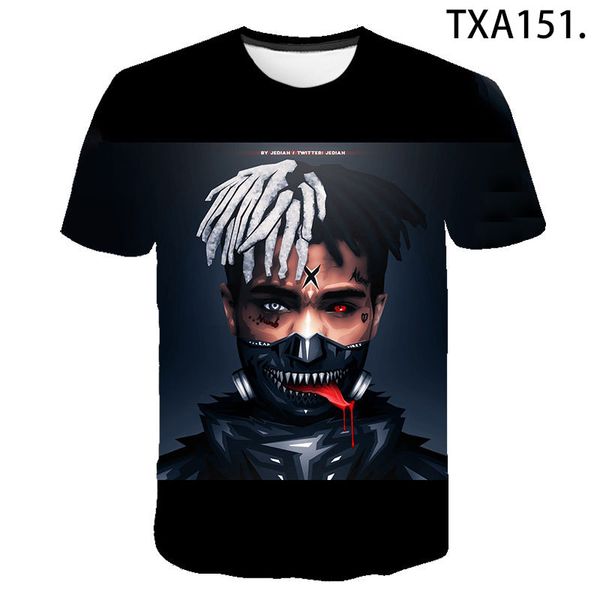 

summer siger xxxtentacion 3d boy girl printed cool 3d print shirts hippie anime hentai men clothing