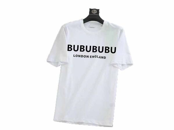 

famous mens t shirt letter print round neck short sleeve black white fashion men women tees clothing size m-xxl, White;black