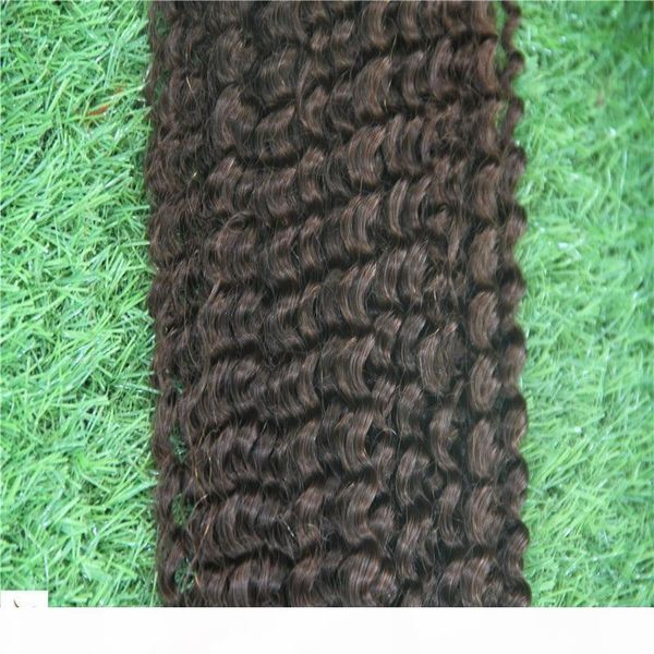 

#2 darkest brown indian kinky curly hair extensions 100% human hair weaving 10-30 inchs virgin hair bundles, Black