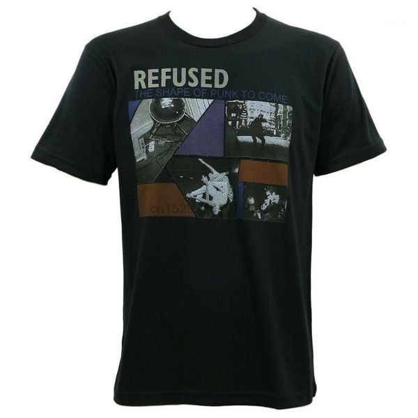 

authentic refused band shape of punk to come slim fit t-shirt s m  xl 2xl new1, White;black