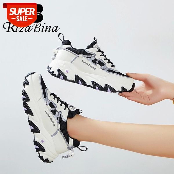 

rizabina new women sneakers thick bottom mixed color women shoes fashion cool spring autumn shoes footwear size 35-40 #rc25