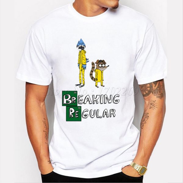 

new arrivals breaking bad animal cartoon printed breaking regular male funny hipster casual fashion tee sweatshirt hoodie t shirt