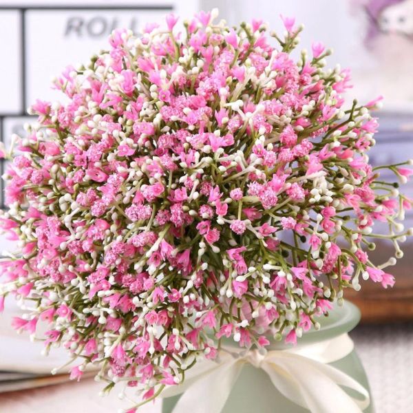 

gypsophila plastic artificial flowers for wedding party home decor office decoration fake flower bridal bouquets scene layout