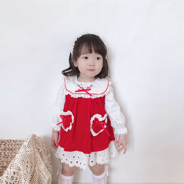

sve new drs girls' lolita in long autumn 2020 83ne, Red;yellow