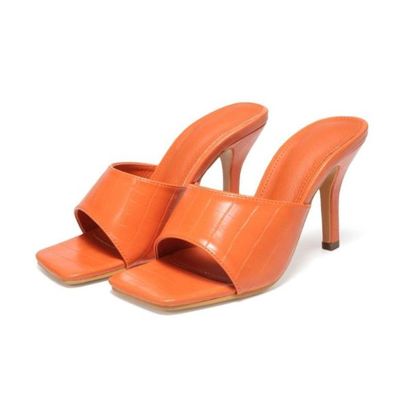 

yuerui fashion heels shoes european and american office women's shoes stone pattern high-heel casual sandals no box pl00161, Black