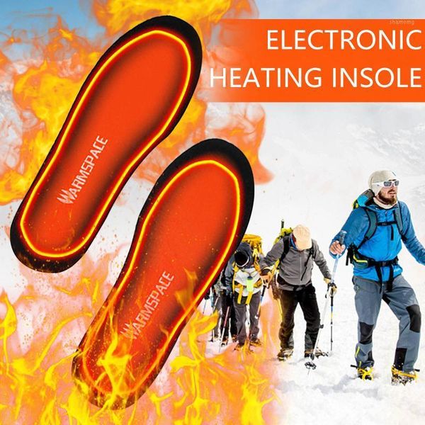 

sports socks 2600mah rechargeable electric heating insoles with remote control winter warm heated sport shoes pads for skiing hunting1, Black