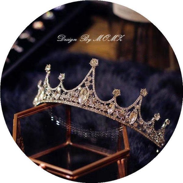

20 new princess crown stage performance over 18 presents bridal headdress, Silver