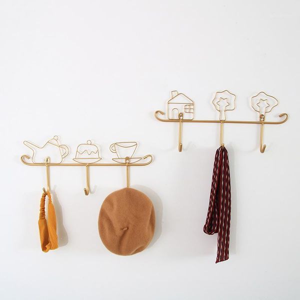 

hooks & rails ins nordic porch key hook clothing store wall decoration hanging bedroom creative personality pendant1