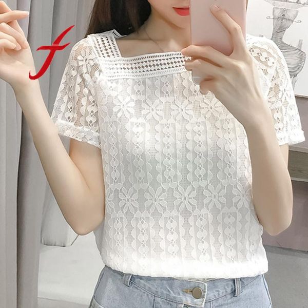 

feitong women chiffon blouse shirt ladies solid korean style blouses womens and blouses blusas mujer de moda 2021 new, White