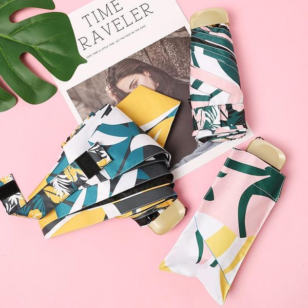 

печать plegable зонтик дождя женщины corporation карманный мини солнцезащитный зонтик parapluie складной женщины зонт bbyhyk hotstore2010