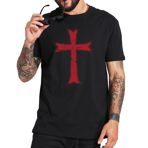 

crusader knights templar distressed cross t-shirt breathable drop ship tee shirt eu size sport hooded sweatshirt hoodie