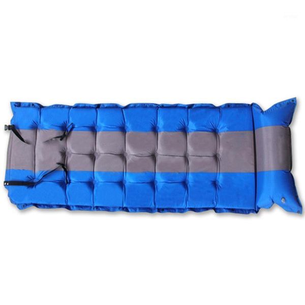 

outdoor pads lengthen widen thicken self inflating mat single camping mattress moisture-proof pad cushion splicing 5cm1