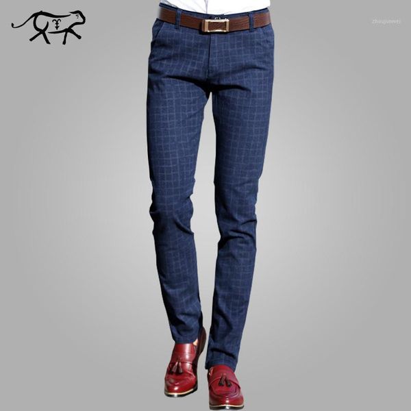 

2017 new pants men spring autumn fashion slim fit casual pants men straight dress business suit trousers brand mens pant for man1, Black