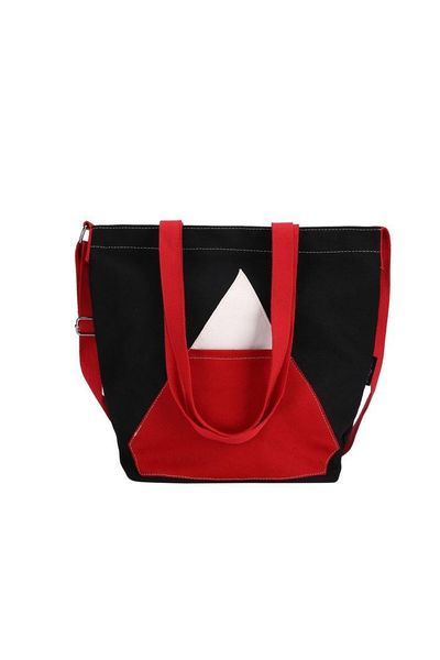 

the new wild canvas messenger bag students hit the color portable casual wild shoulder canvas bag women patchwork casual