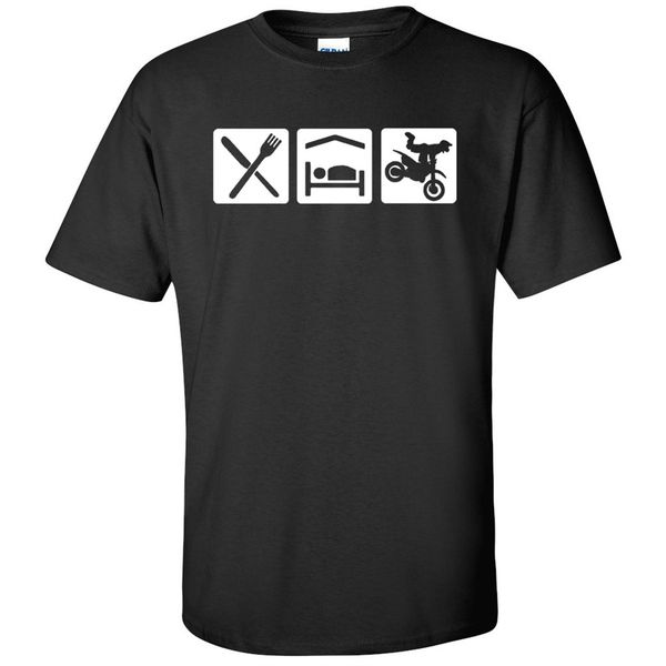 

new casual cool eat sleep ride funny motocross tees youth men's dirt bikes sport hooded sweatshirt hoodie men t shirt